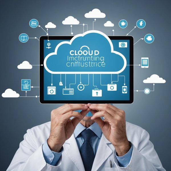 Quels sont les défis de la mise en place d'une infrastructure de cloud computing pour les entreprises du secteur de la santé?